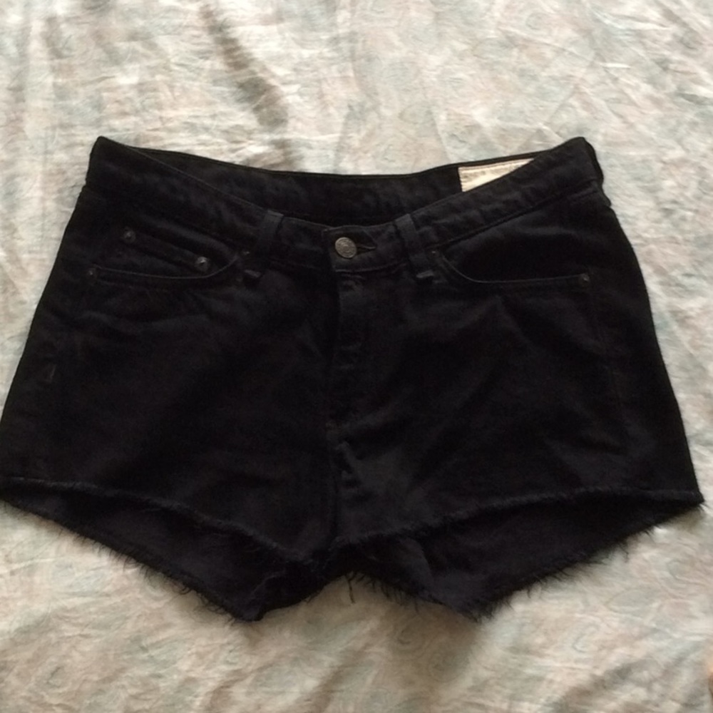 rag & bone black shorts